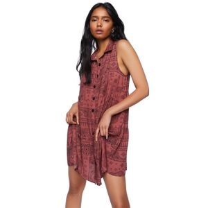 Forever 21 Sleeveless Mini Shirt Dress
